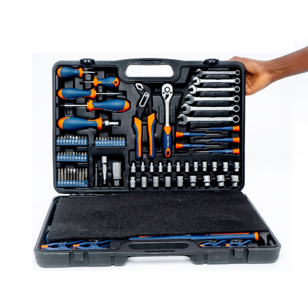 Kit de Ferramentas Dexter Aço Cromo-Vanádio com Maleta 108 Peças - Yuri Ferramentas